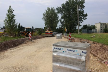 Trwa przebudowa ulic Soleckiej i Sadowej